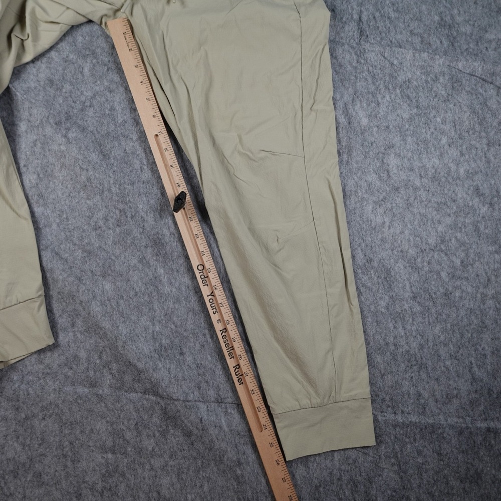 Athleta Jogger Womens 12 Tan Trekkie North Zipper Pocket Hiking Lightweight - Picture 2 of 13